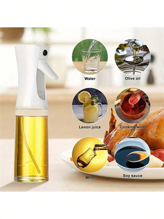 2-in-1 Glass Olive Oil Sprayer & Dispenser Bottle (470ml/16oz) – Perfect for Cooking, Air Fryer, BBQ & Salads