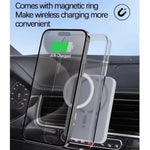 MagSafe Magnetic Wireless Car Charger Mount – 15W Fast Charging Air Vent Phone Holder with GPS Stand for iPhone 17/16/15/14/13/12 Pro Max