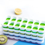 14-Grid Silicone Ice Cube Tray – Non-Toxic Square Ice Block Mold Maker for Whiskey, Cocktails, Wine, Drinks & Freezer Use