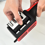 4-Stage Kitchen Knife Sharpener – Multifunction Handheld Knife Sharpening Tool with Coarse, Fine & Polishing Slots