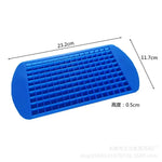 160-Grid Food-Grade Silicone Ice Cube Tray – Mini Square Ice Maker Mold for Drinks, Coffee, Milk Tea, Whiskey & Cocktails