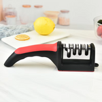 4-Stage Kitchen Knife Sharpener – Multifunction Handheld Knife Sharpening Tool with Coarse, Fine & Polishing Slots