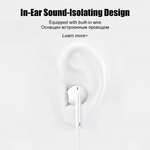 USB Type-C Wired Earphones with Microphone – Stereo In-Ear Headphones for iPhone 15/16/17 Series, iPad, Laptops & Tablets